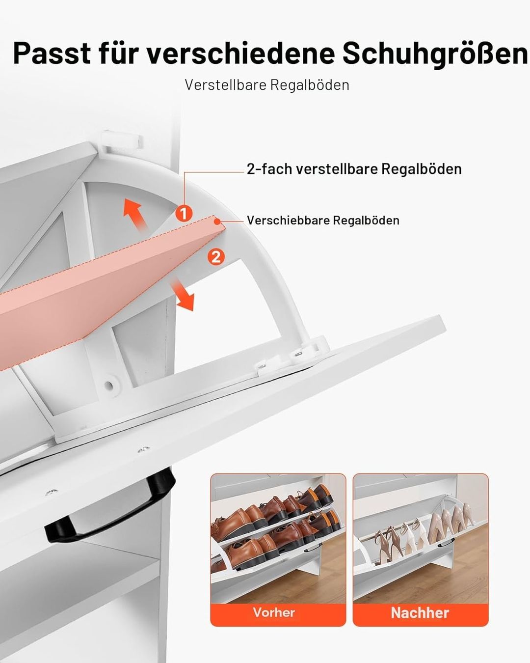 Armadi: Schuhschrank, Schuhregal – Nuovo (secondo la descrizione) da Pieterlen venduto da Plasticbox 3