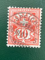 Schweiz 1907 Ziffernmuster 10 Vollstempel SPEICHER 28.III.07