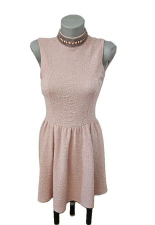 romantische Cocktailkleid Gr. 34 Rosa