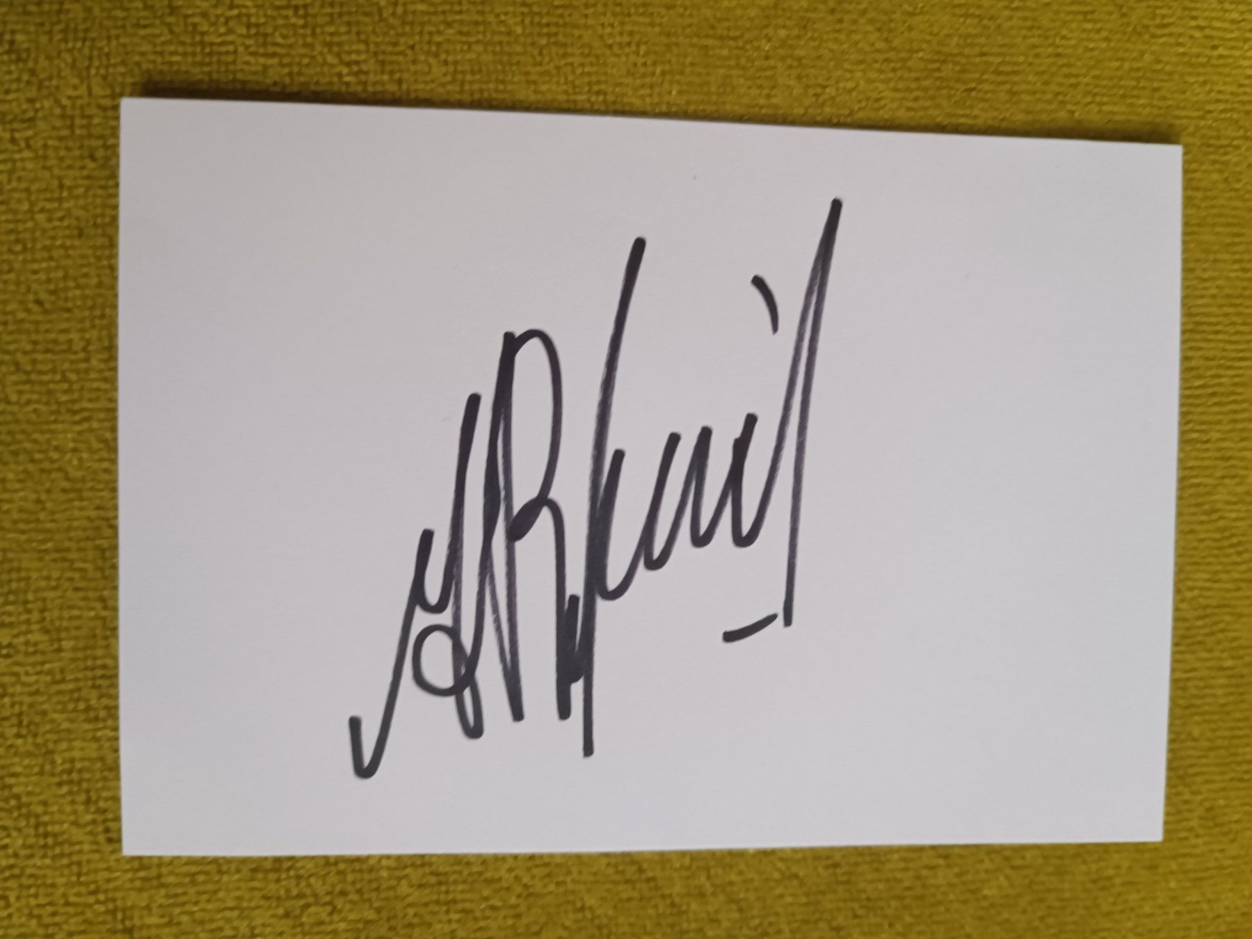 Autogramme: Roman Amojan - Ringen - Olympia Bronze – Gebraucht aus Menziken von Autogramme