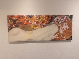 Gustav Klimt Der Kuss Leinwandbild Wandbild 80x40cm guter Zu