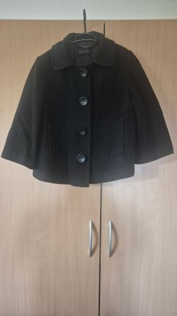 Schwarze Wolljacke von Mango Casual Sportswear, Grösse S