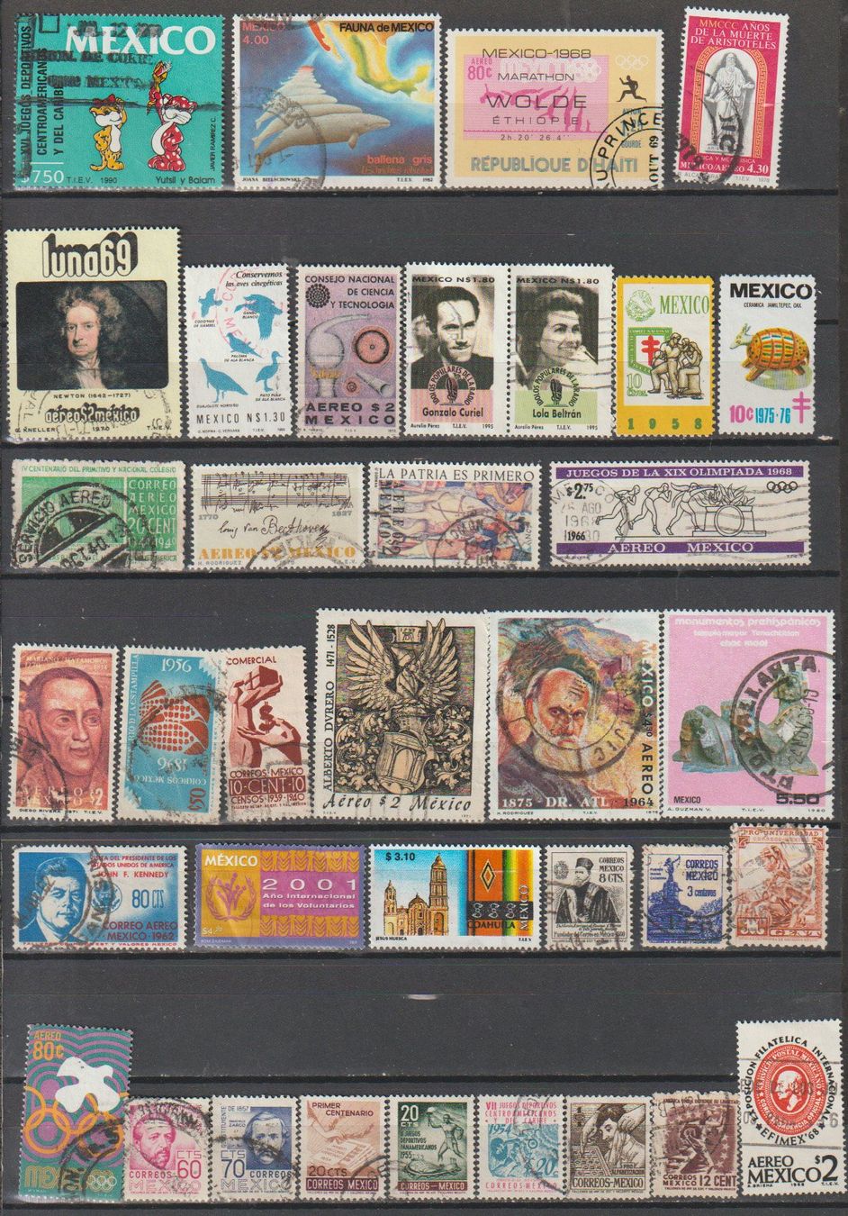 Tous les timbres: Mexique anciens et modernes – D'occasion à Crans-Montana par kira56 2