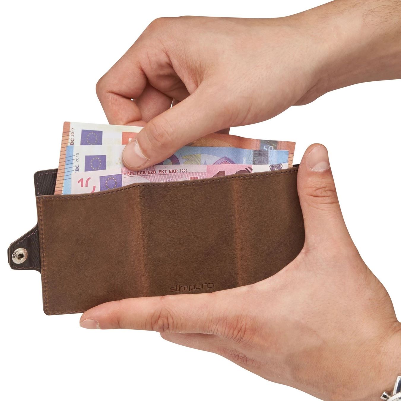 Sonstige Kleidung & Accessoires: ZNAP 12 - mini Wallet Vintageleder Braun – Neu und originalverpackt aus Wettingen von Swala 4