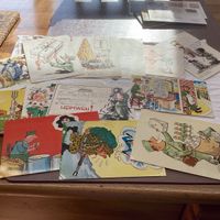 Militaire 13 cartes postales humoristiques en lot