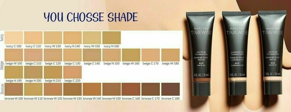 Mary Kay Make-up: TimeWise Matte 3D Foundation BEIGE C 120 / UVP 45.- – Nuovo e nell'imballaggio originale da Zäziwil venduto da blackpearl 3