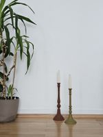 2 Kerzenständer, Vintage Look, Deko