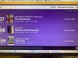 Allianz Cinema Zürich 4 x für ausverk. Vorstellung Samstag