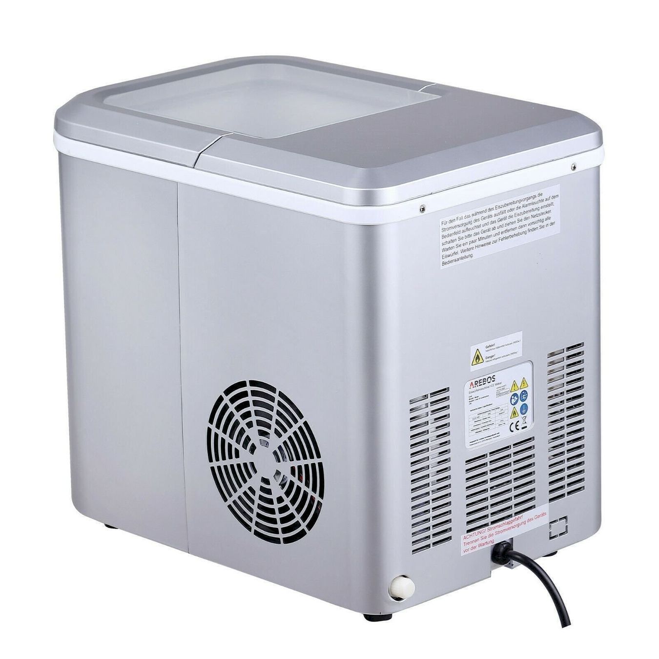Elettrodomestici da cucina: Arebos Eiswürfelmaschine 2,2L Icemaker – Nuovo e nell'imballaggio originale da Bottighofen venduto da zaap 8