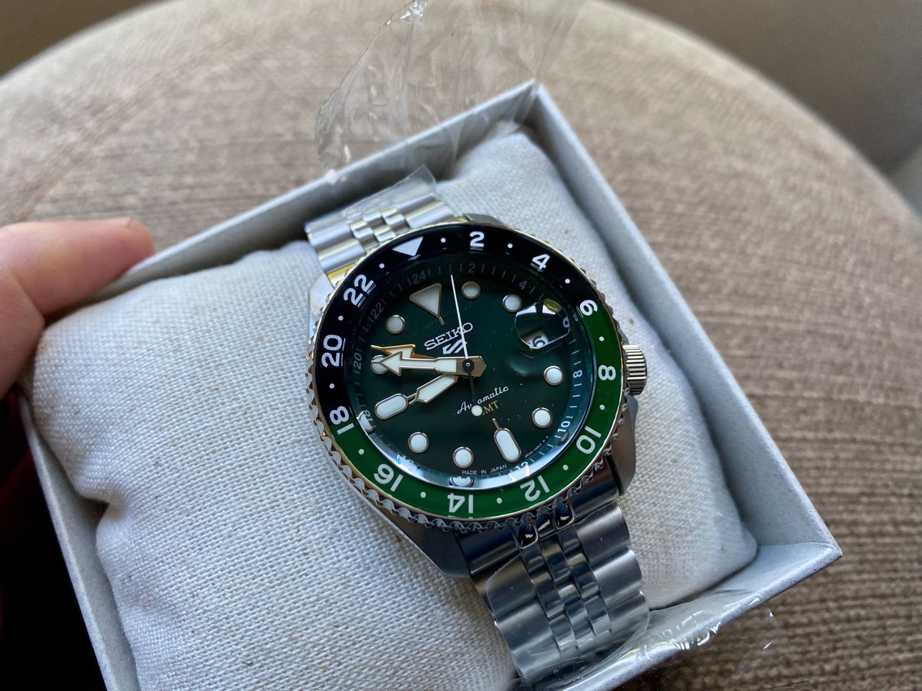 Seiko Orologi: Seiko SSK GMT Deep Green New ! – Nuovo (secondo la descrizione) da Genthod venduto da Fejmeo 1