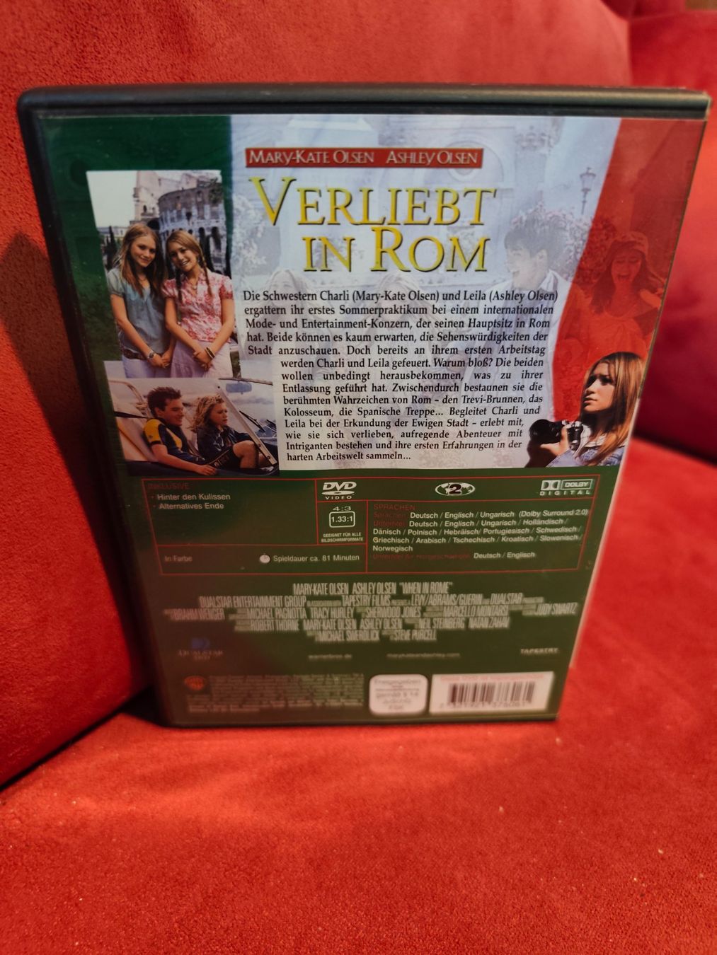 Tutti i DVDs: Verliebt in Rom DVD – Usato da Zofingen venduto da noise123 1