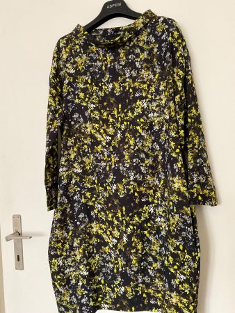 COS 60% Cupro 40% Baumwolle Kleid Gr M mit Taschen NEU