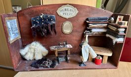 Diorama einer Kürschnerei „Dublanc Pelze“✨Estrichfund✨