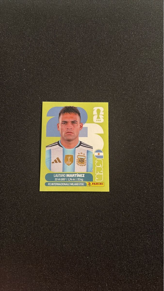 Panini Carte collezionabili: Panini - WM 2026 - Lautaro Martinez - ARG 18 – Usato da Kaiseraugst venduto da Baum_12