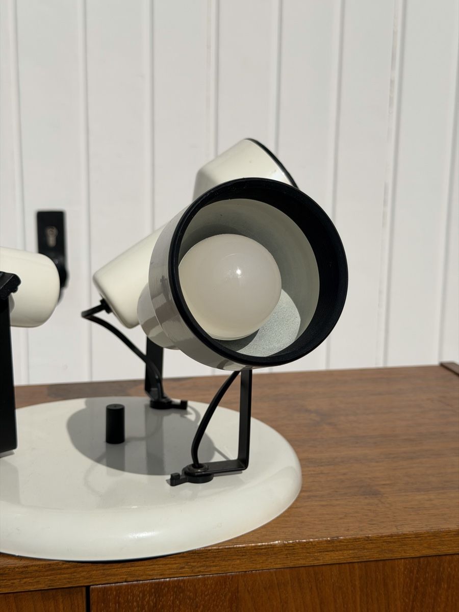 Lampadari & plafoniere: Vintage Deckenlampe / Spotlampe weiss – Usato da Zuchwil venduto da gryh 3