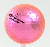 Chromax Top-Qualitäts Golfbälle, Leucht-Folie, 10 Stk Pink