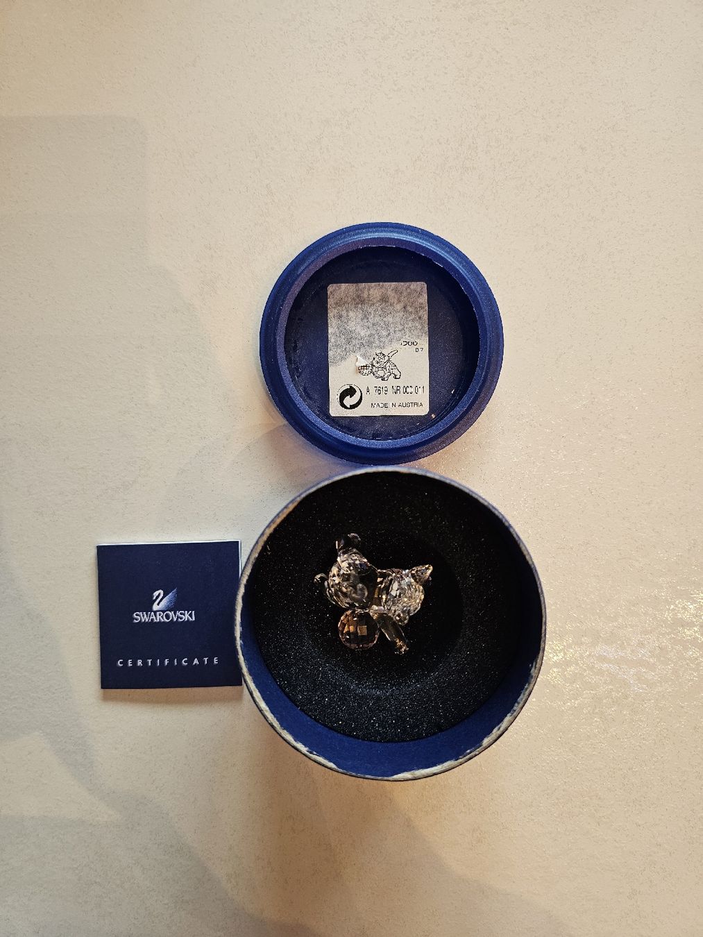 Swarovski Statuette: Swarovski Katze 000 011 – Nuovo e nell'imballaggio originale da Roggwil BE venduto da val_cqv7 1