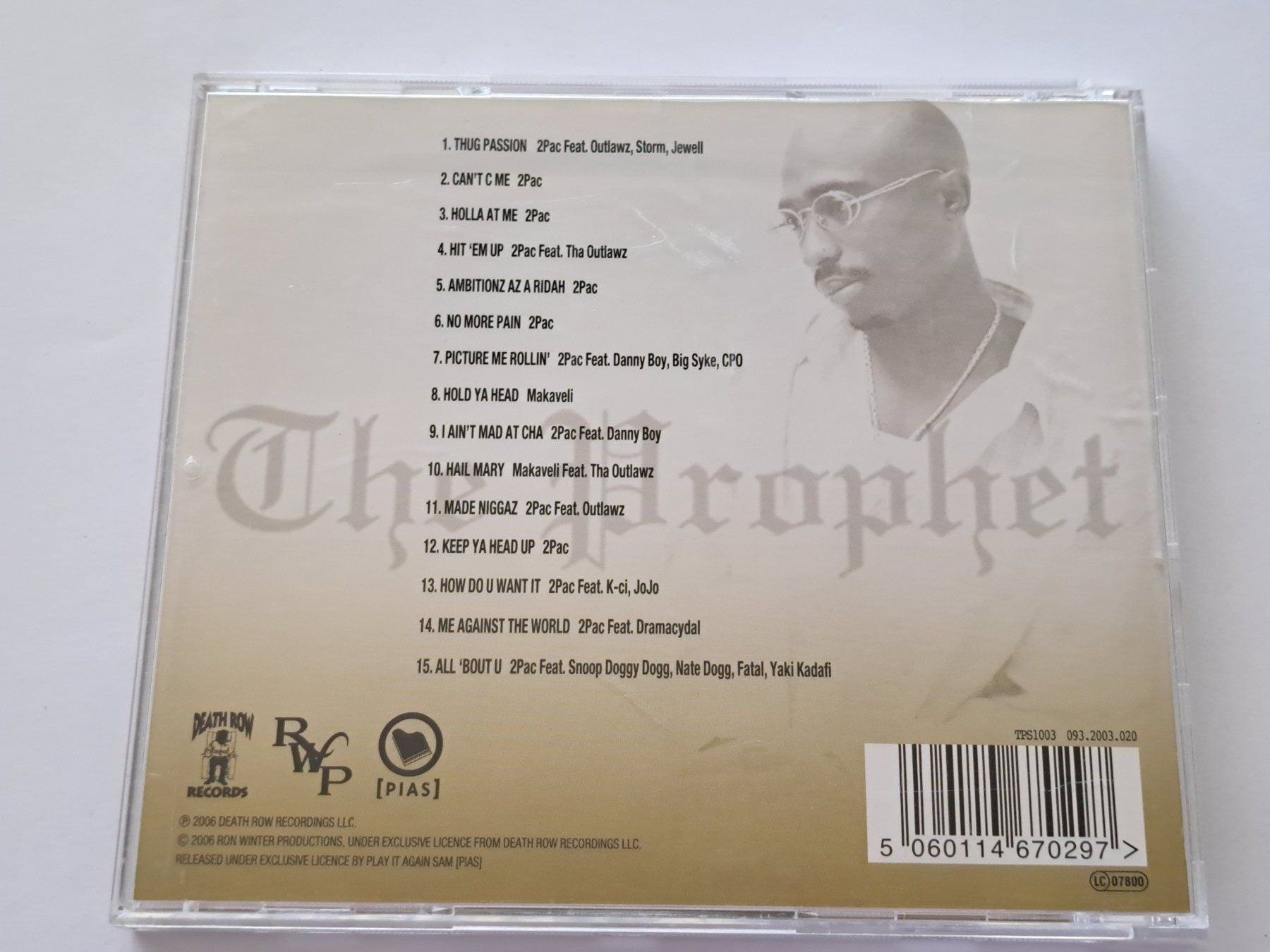 CDs: Cd 2Pac . The Prophet returns – D'occasion à Pully par bro_n52j 2
