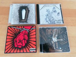 CD's Metallica und ACDC (4 Stk.)