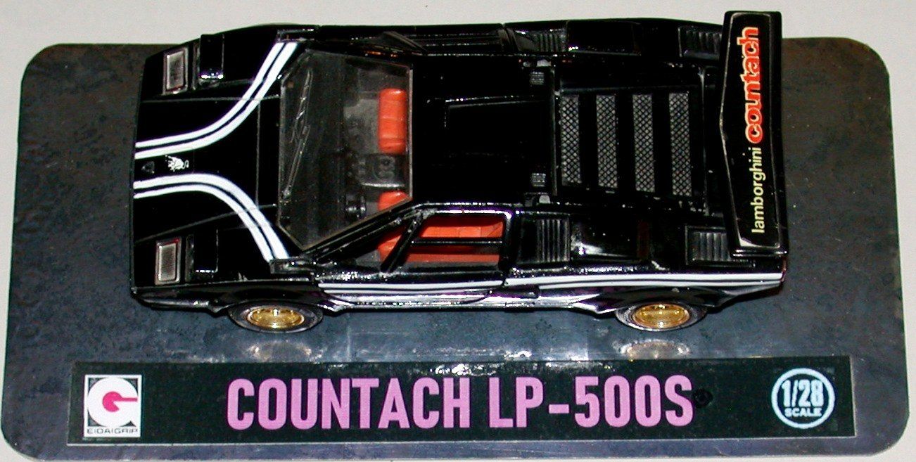 Lamborghini Voitures modèles: Lamborghini Countach LP-500S, EIDAI GRIP 1:28 – Neuf (Voir description) à Ortschwaben par usmodels 6