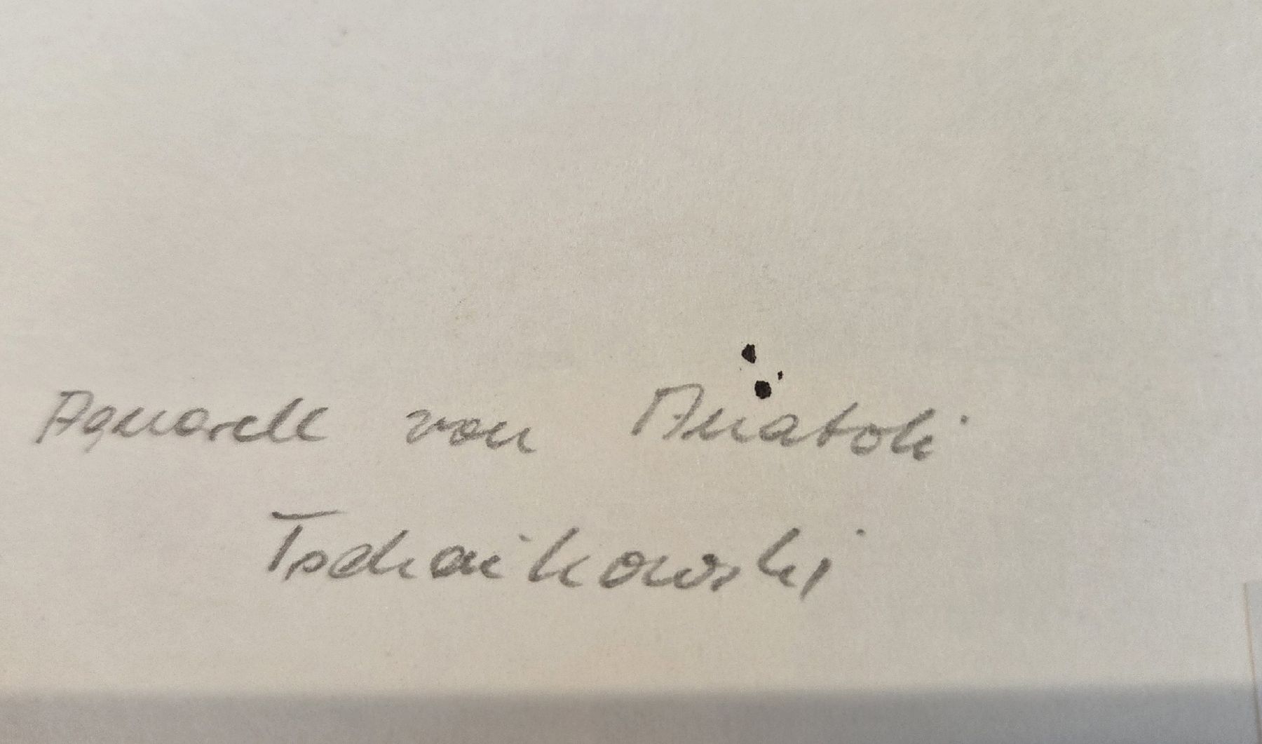 Gemälde: Original Aquarell Anatoli Tschaikowski – Gebraucht aus Rehetobel von hobirot01 3