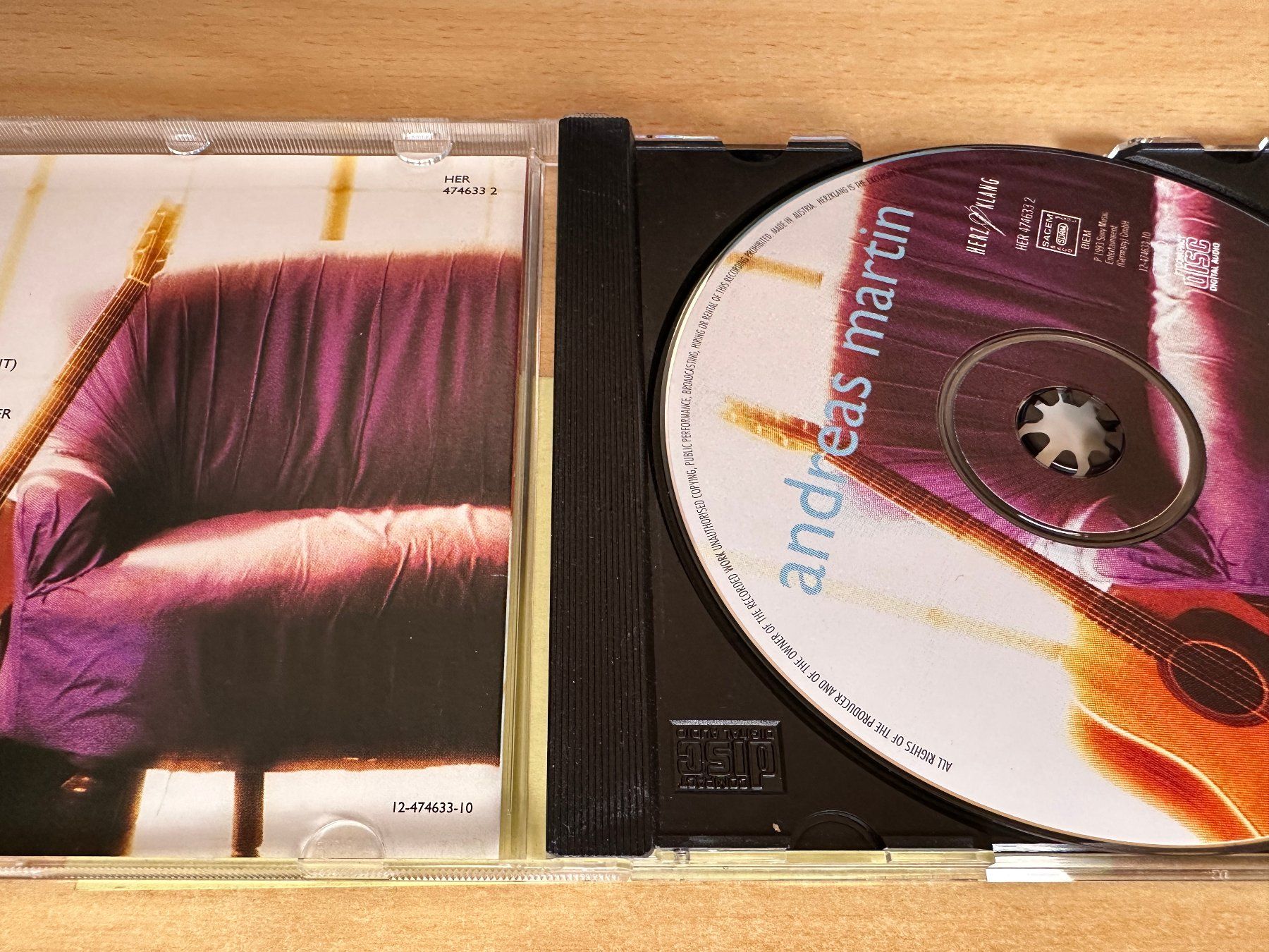 CD: U9 Andreas Martin – Herz Oder Gar Nichts – Usato da Rikon im Tösstal venduto da Alpenmutz 2