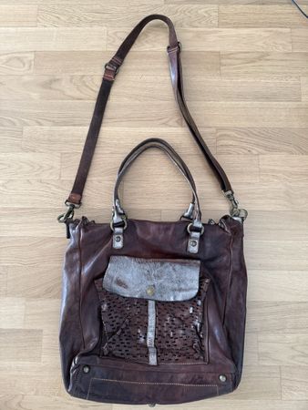 Campomaggi Tasche Leder Handtasche Schultertasche 