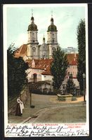 St. Gallen, Stiftskirche mit Brunnen, Or