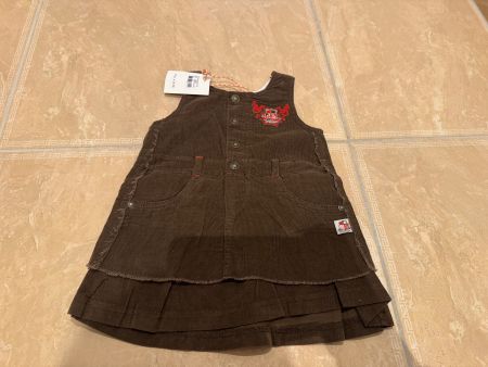 Ducky Beau neues süsses Kordkleid,12mt 80