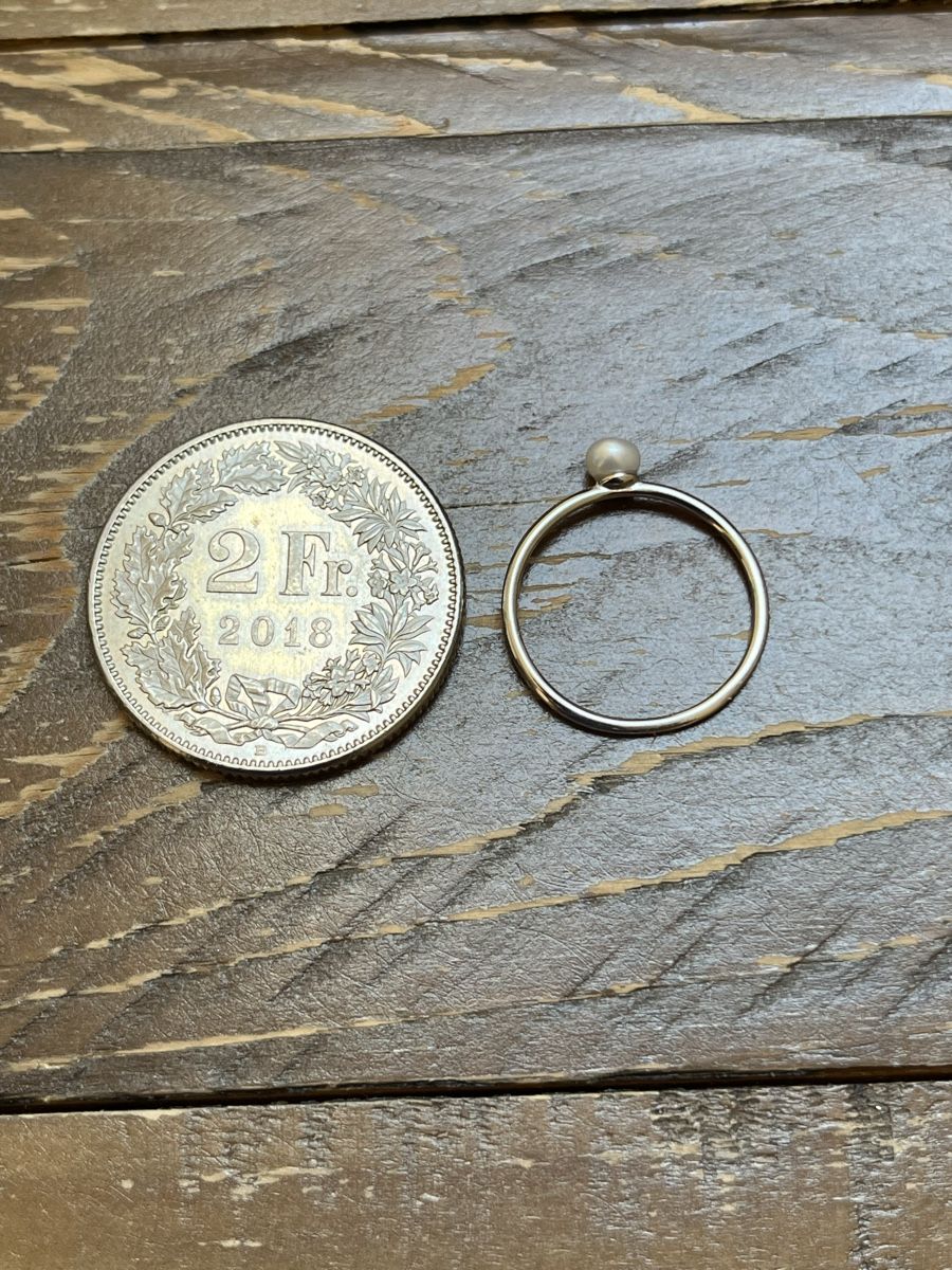 Ringe: Silberring 925 mit (echter) Perle – Gebraucht aus Worb von alfiie824 2