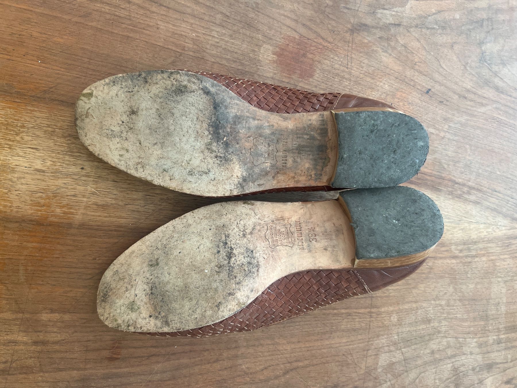 Bally Scarpe da donna: Bally Leder Loafers, braun/weiss – Usato da Basel venduto da oppo99 1