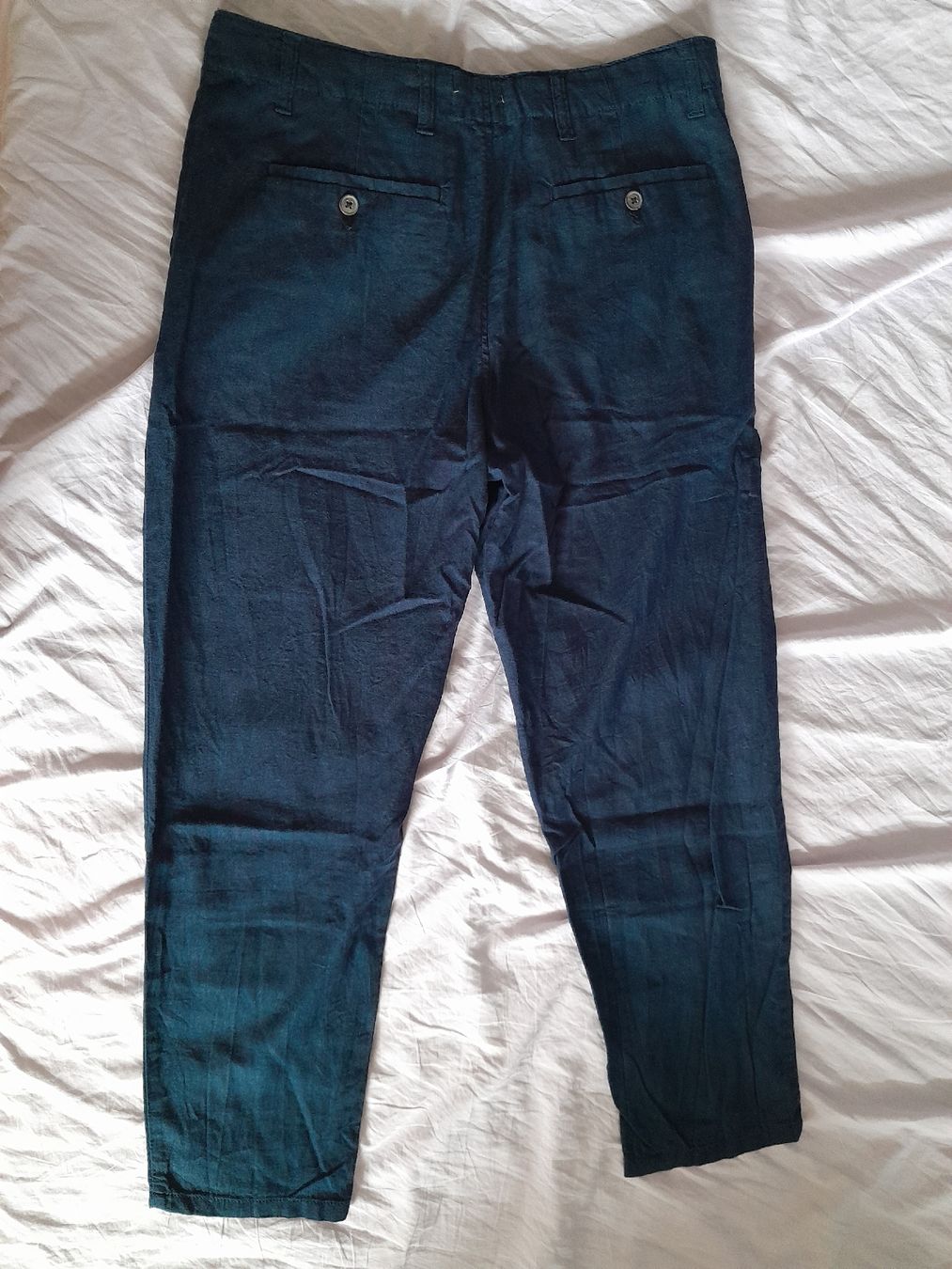 Next Pantaloni: pantalon lin bleu taille 32 – Usato da Genève venduto da ang_fd8z 3