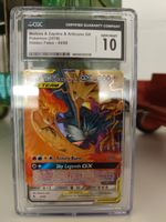 Pokémon Moltres & Zapdos & Articuno GX CGC 10 44/68 CGC 10