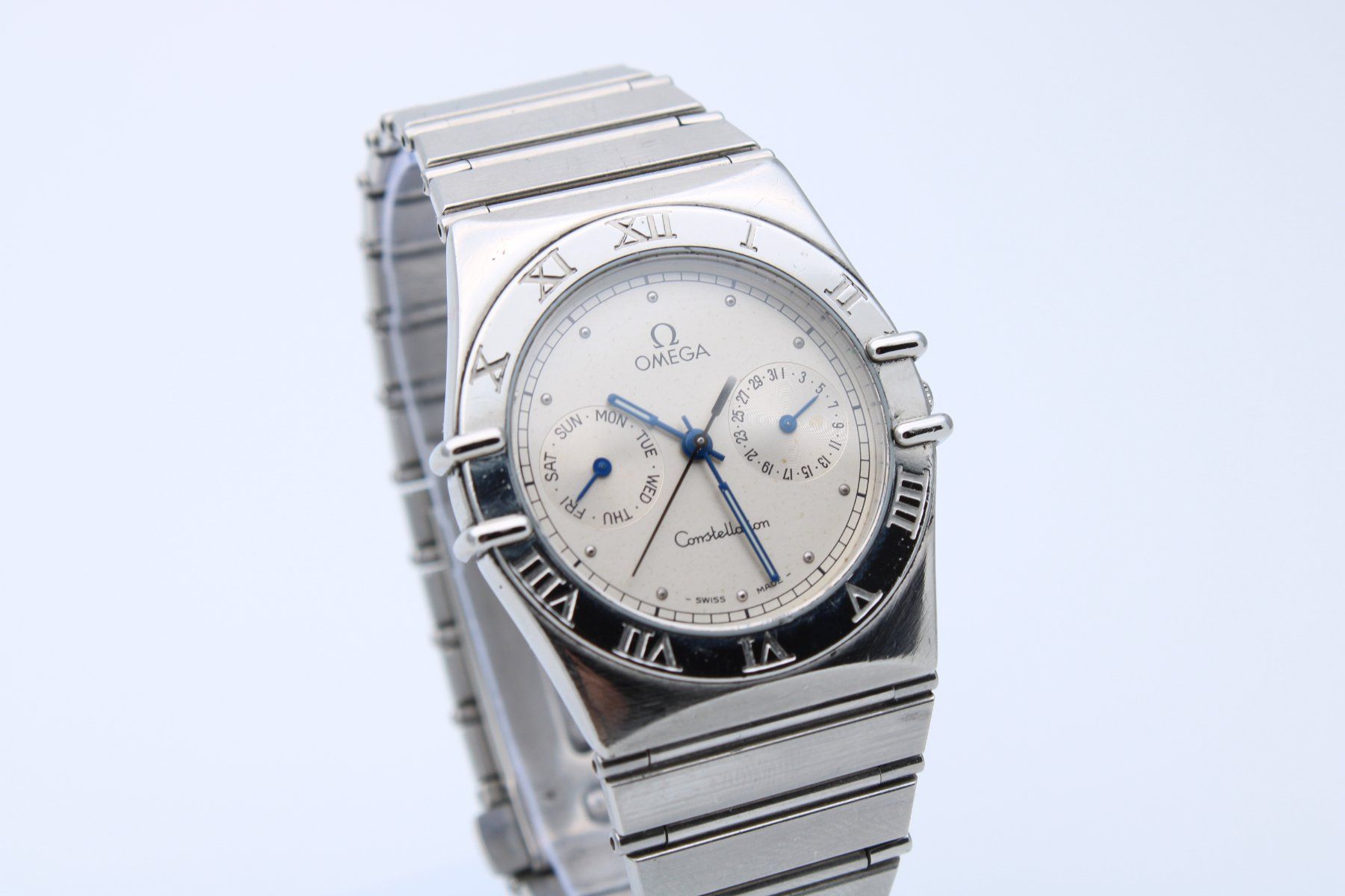 Omega Orologi: Omega Constellation Manhattan Month-Date Stahl ref. 3961070 – Usato da Brüttisellen venduto da Alphawatch 2