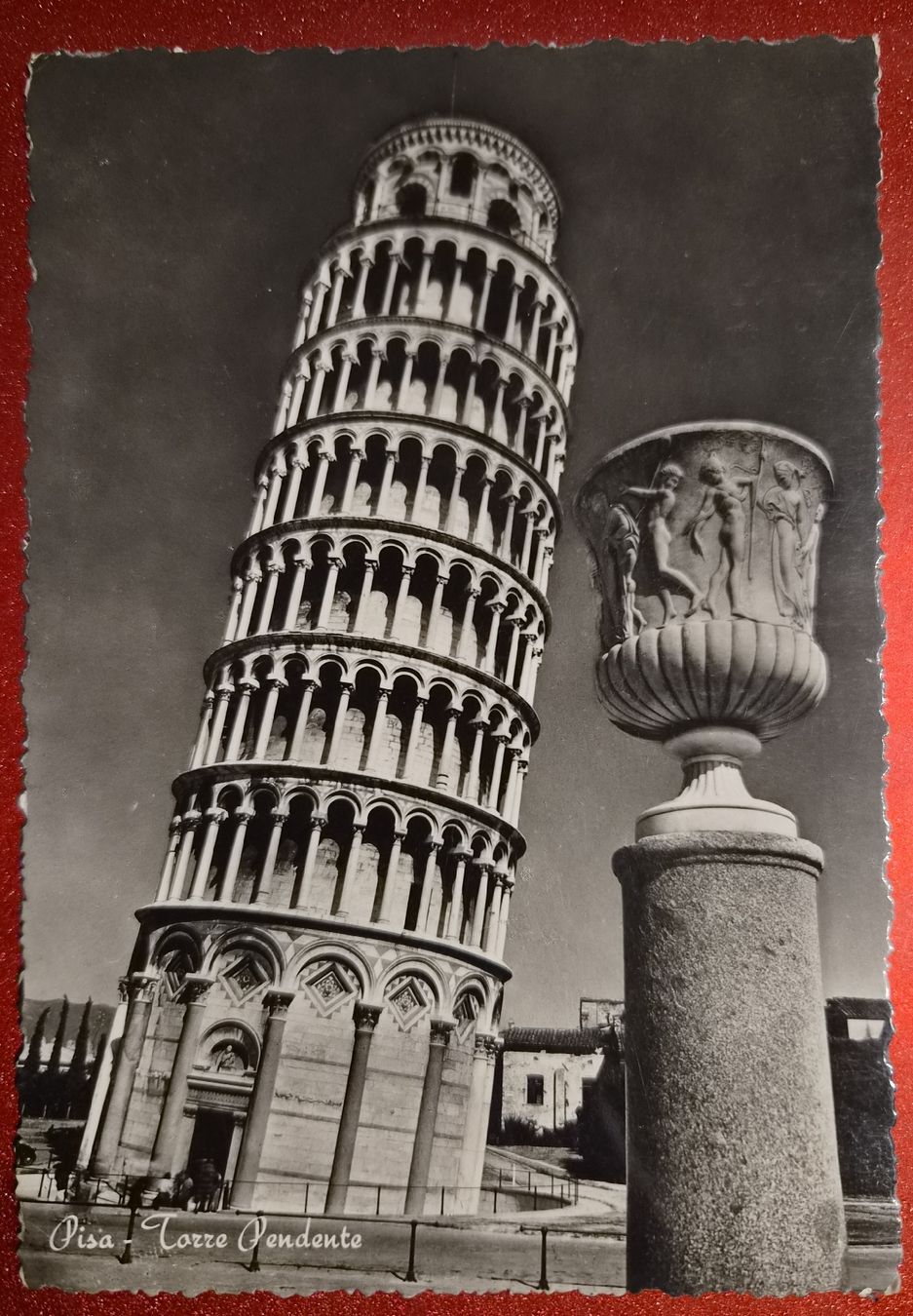 Ansichtskarten: Pisa Torre Pendente alt/top – Gebraucht aus Melchnau von Arthurius