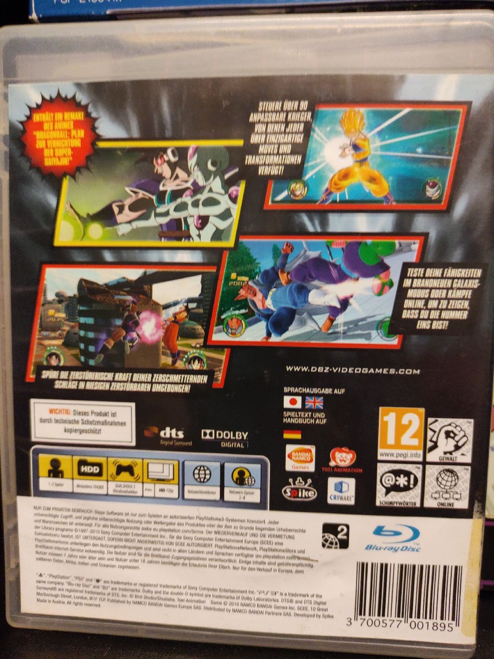 Sony Jeux: Jeu PS3 Dragon Ball Raging Blast 2  – D'occasion à fribourg par GameSpot 1