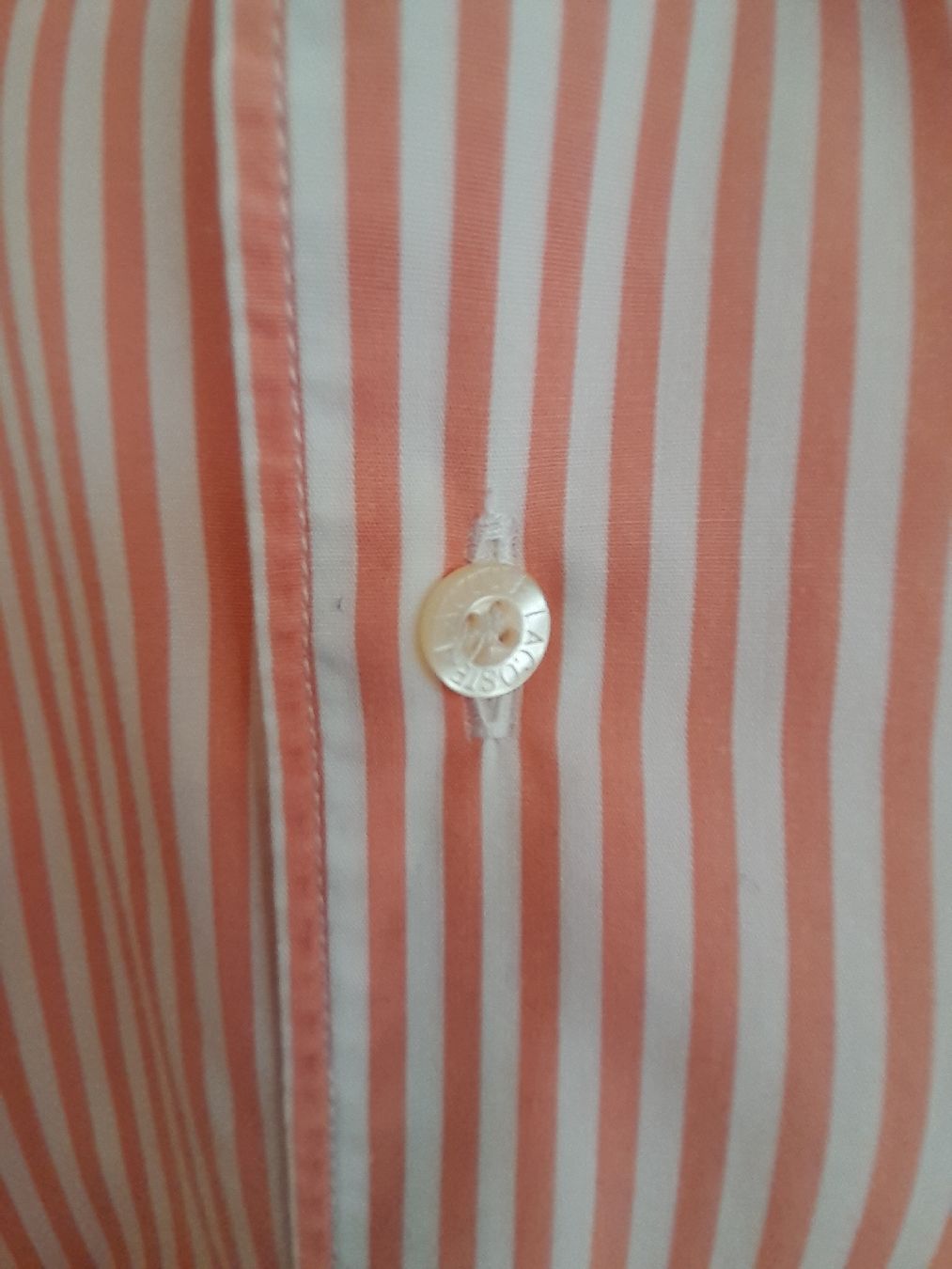 Lacoste Camicie: Chemise Lacoste rayée rose et blanche, Taille 40 – Usato da Renens VD venduto da ser_j2fn 3