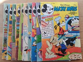 10 Micky Maus Hefte aus den 80er Jahren