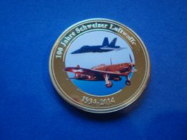 Schweizer Luftwaffe Gedenkmedaille, 100 Jahre Jubiläum!