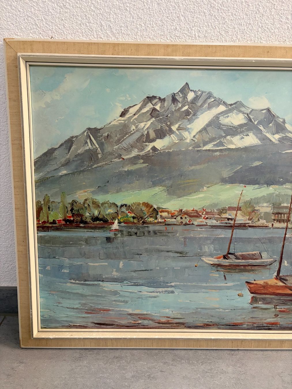 Gemälde: 68 x54/ Kunstdruck Vierwaldstättersee – Gebraucht aus Ottenbach von TimelessEmotions. 4