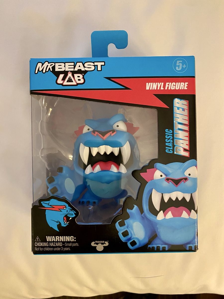 Giocattoli: Mr. Beast Lab Classic Panther Vinyl Figur – Nuovo e nell'imballaggio originale da Oberembrach venduto da theZaz