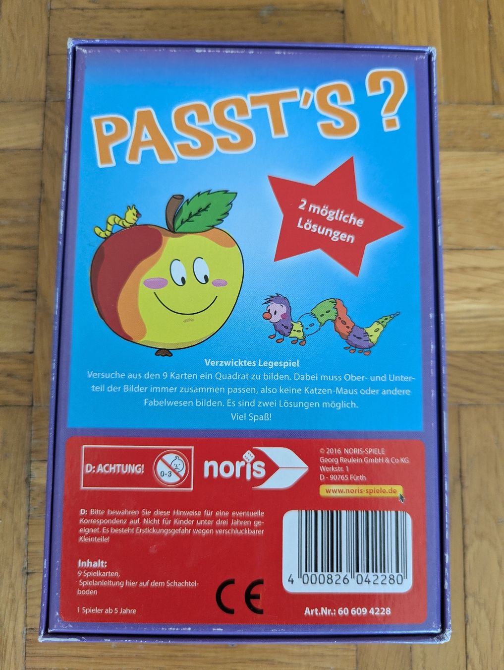 Giochi: Passt's? Legespiel Alter 5+ – Usato da Lengnau AG venduto da sus_znf9 2