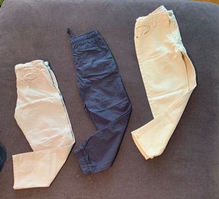 Kleiderpaket Stoffhosen Hemd Kinder Junge Gr.116/122