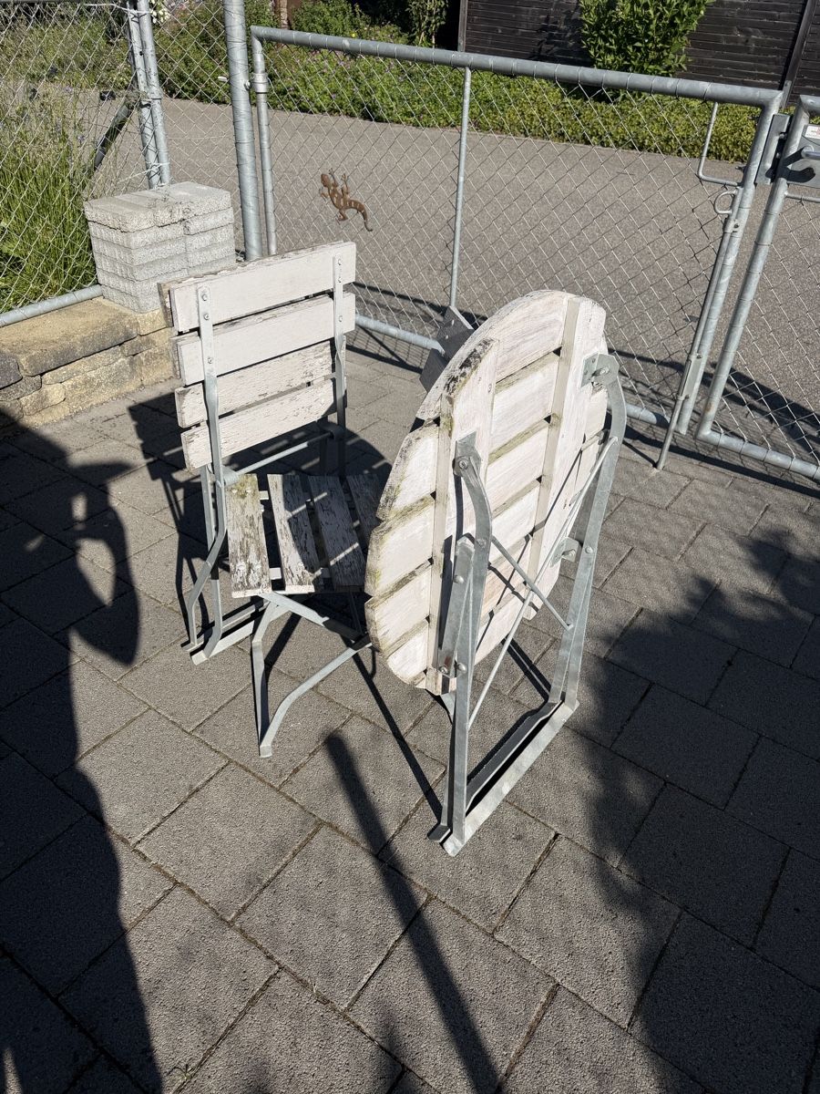 Set di tavolo e panche: Gartentisch Garnitur Klappbar – Usato da Jegenstorf venduto da jenny2002 4