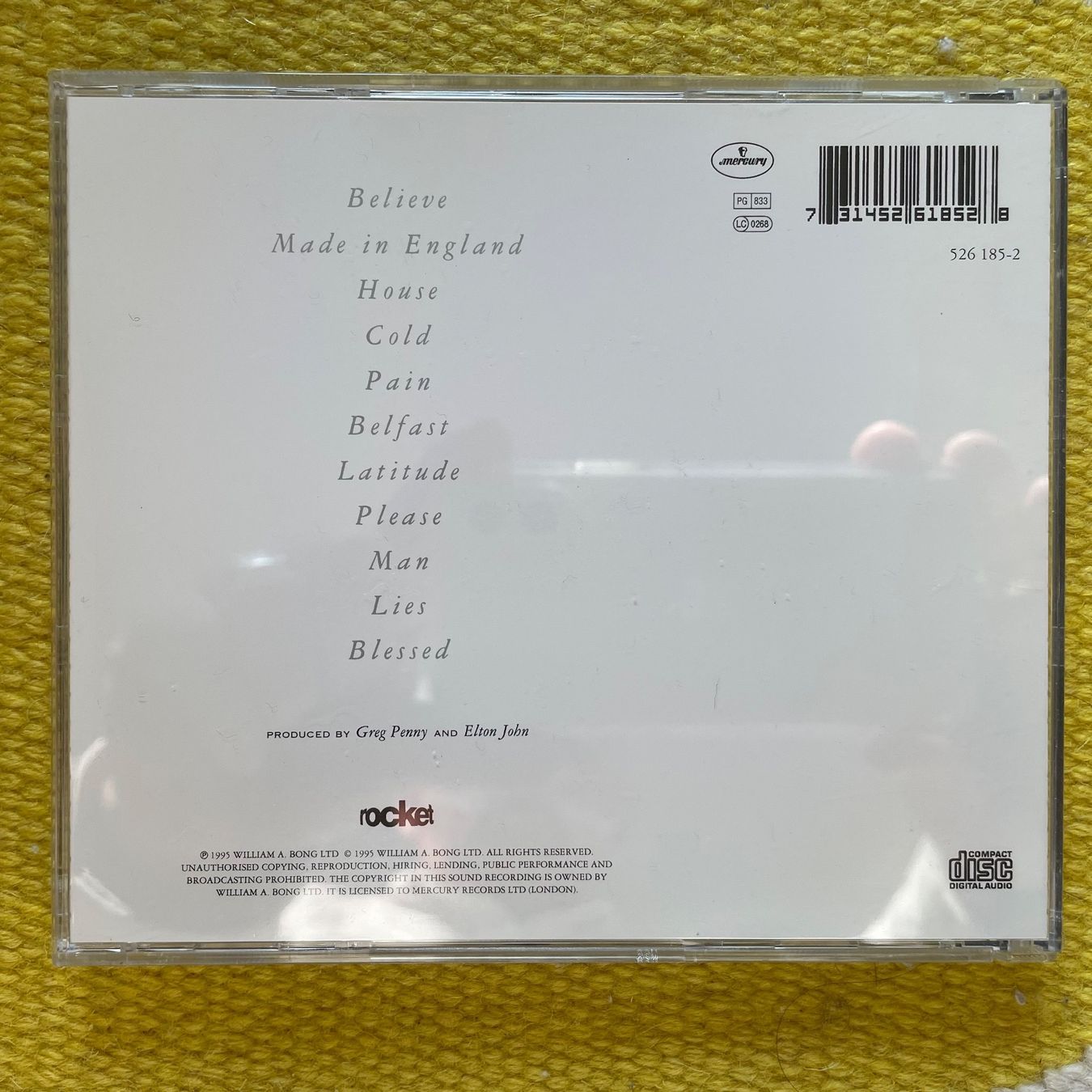 CDs: ELTON JOHN-MADE IN ENGLAND – Gebraucht aus Rorschacherberg von CD-Roli 1