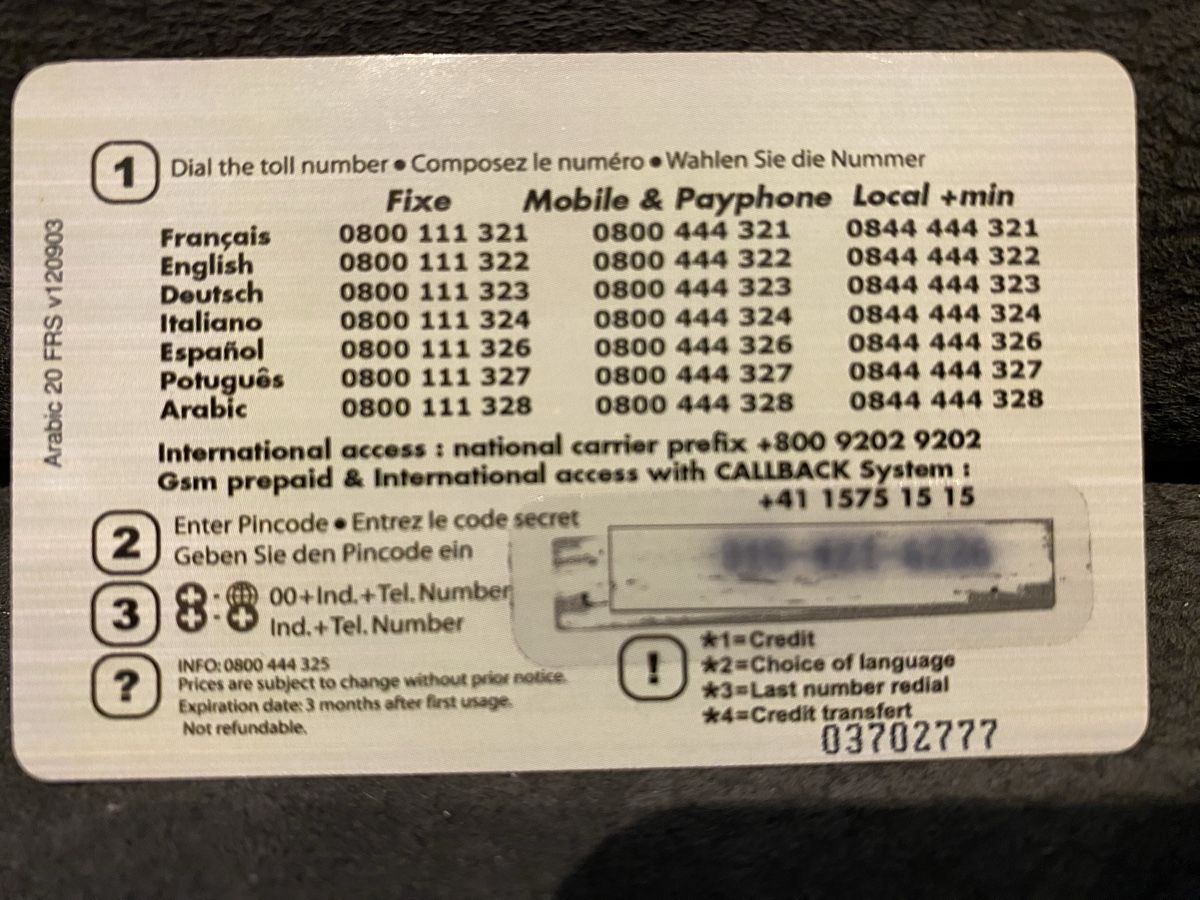 Schede telefoniche: Carte – Usato da Lausanne venduto da babacard10 1
