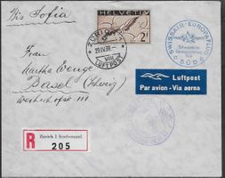 1939 SR Euro Landiflug SÜD ZH - SOFIA F13z attraktiv ab 1.-