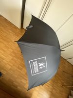 Grosser Regenschirm Giesserei Oerlikon schwarz guter Zustand