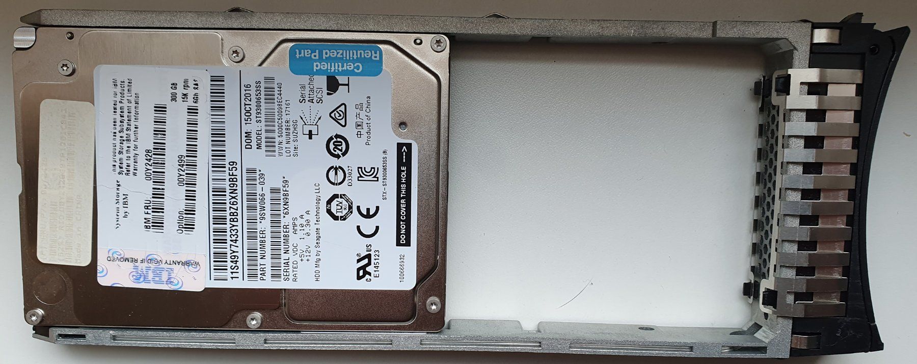 IBM Dischi rigidi: SAS 300GB 15k IBM – Usato da Möriken AG venduto da Flamingo73 1