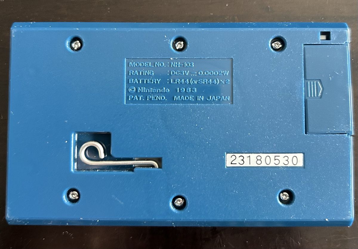 game&watch Console: Nintendo Manhole – Usato da Wettingen venduto da Briciola62 2